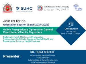 Inaugural orientation for the Diploma in Family Medicine with Integrated Postgraduate Certificate Course on Mental Health and Research for Universal Health Coverage, Batch 2024-2025